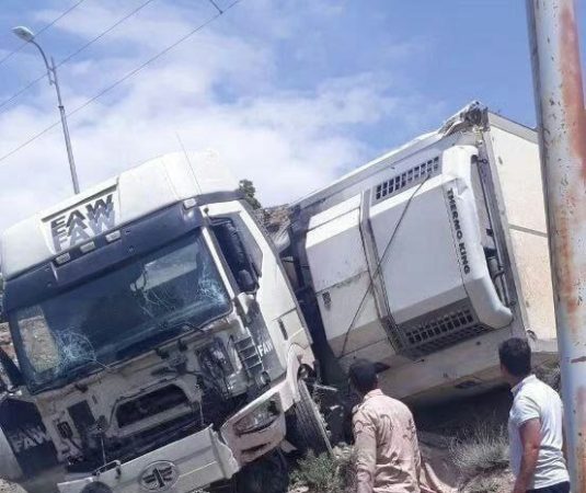 یک فوتی و دو مصدوم در واژگونی تریلی در شهرستان جلفا