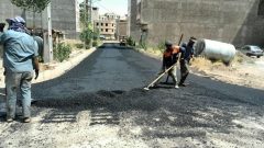 آسفالت ریزی 800 تنی در معابر شهرداری منطقه 2 تبریز
