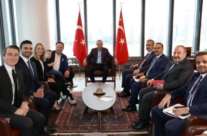 دیدار اردوغان با ایلان ماسک + فیلم