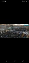 قرائت دعای توسل در حرم حضرت معصومه(س) برای سلامتی رئیس‌جمهور و همراهان