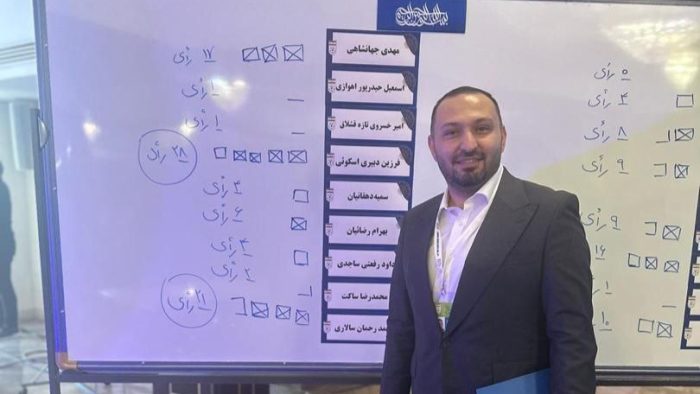 فرزین دبیری در هیأت رئیسه فدراسیون فوتبال